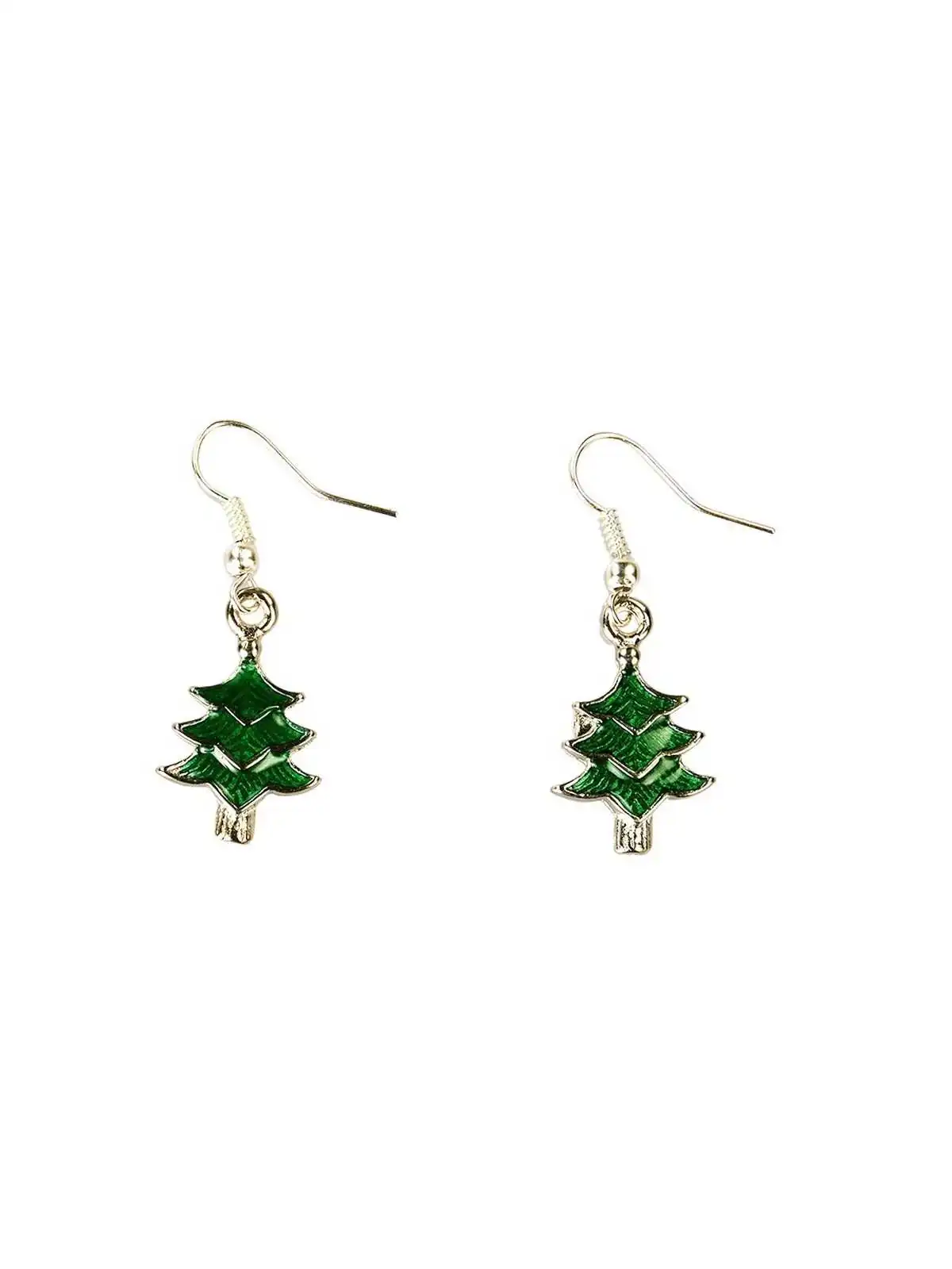 pendientes abeto navidad