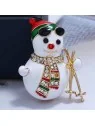broche de esmalte papa noel 