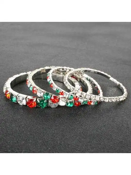 pulseras de cristal de la navidad 