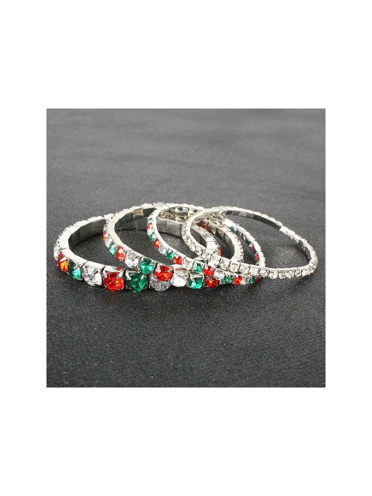 pulseras de cristal de la navidad 