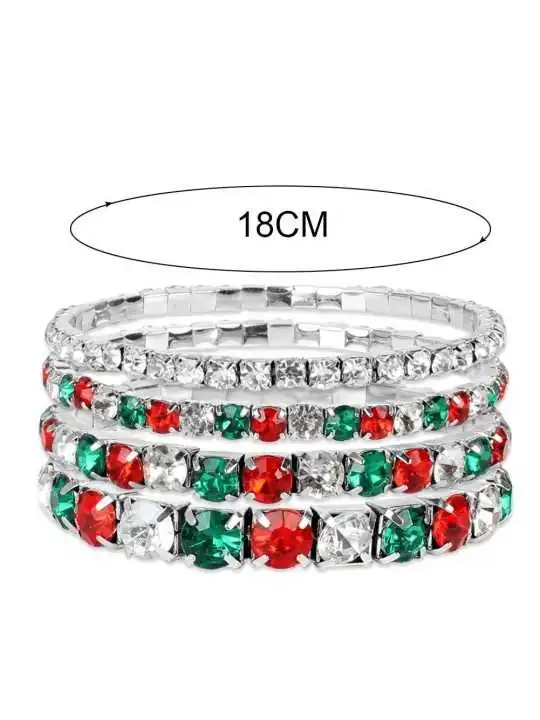 pulseras de fiesta de circonitas 