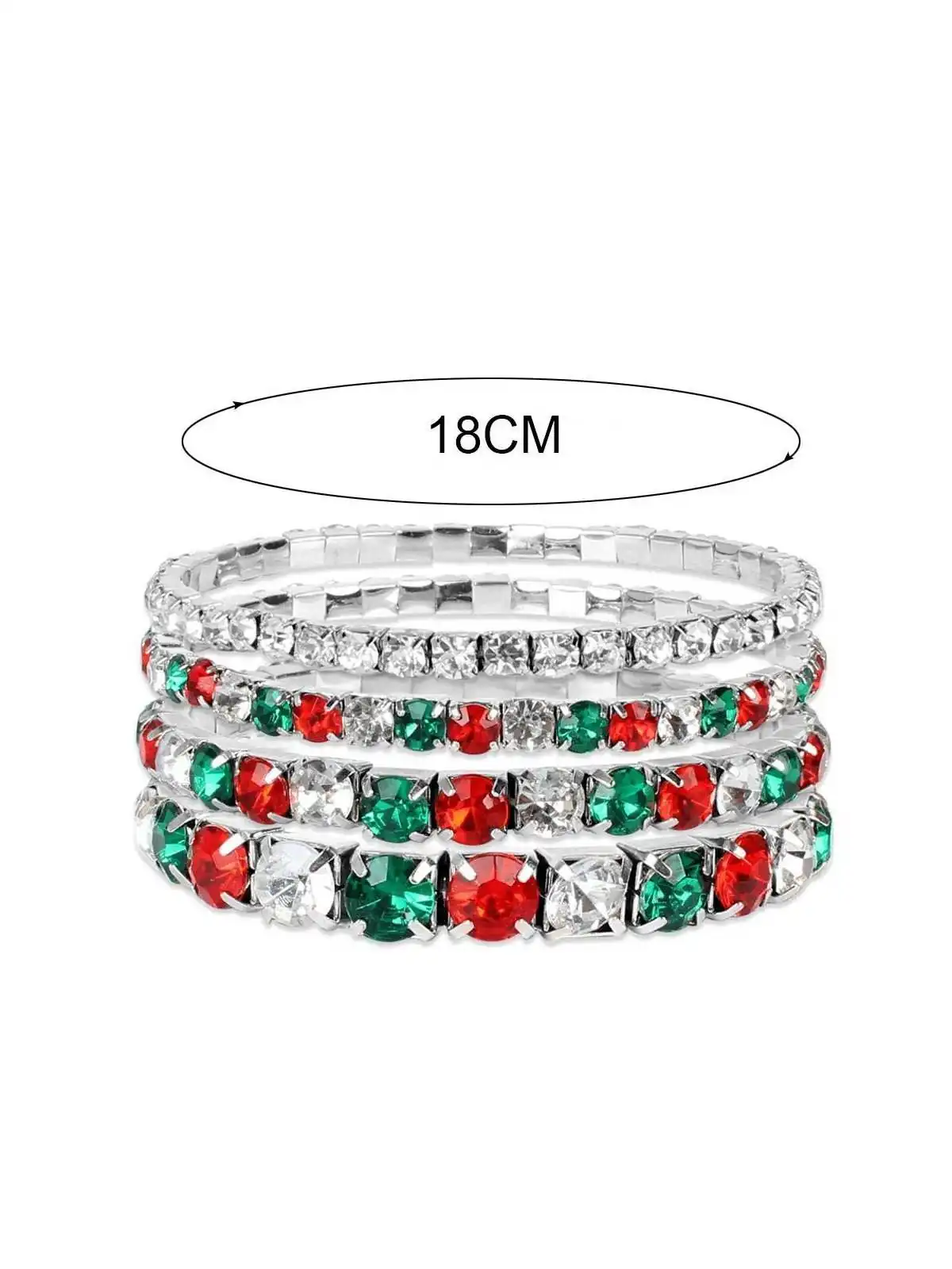 pulseras de fiesta de circonitas 