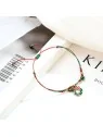 pulsera con corona de la navidad 
