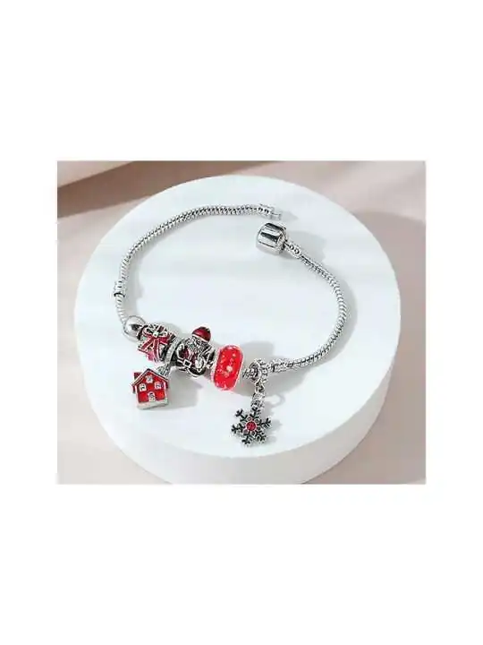 pulsera de charms de la navidad