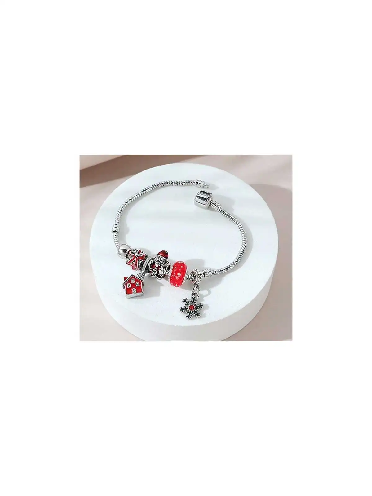 pulsera de charms de la navidad