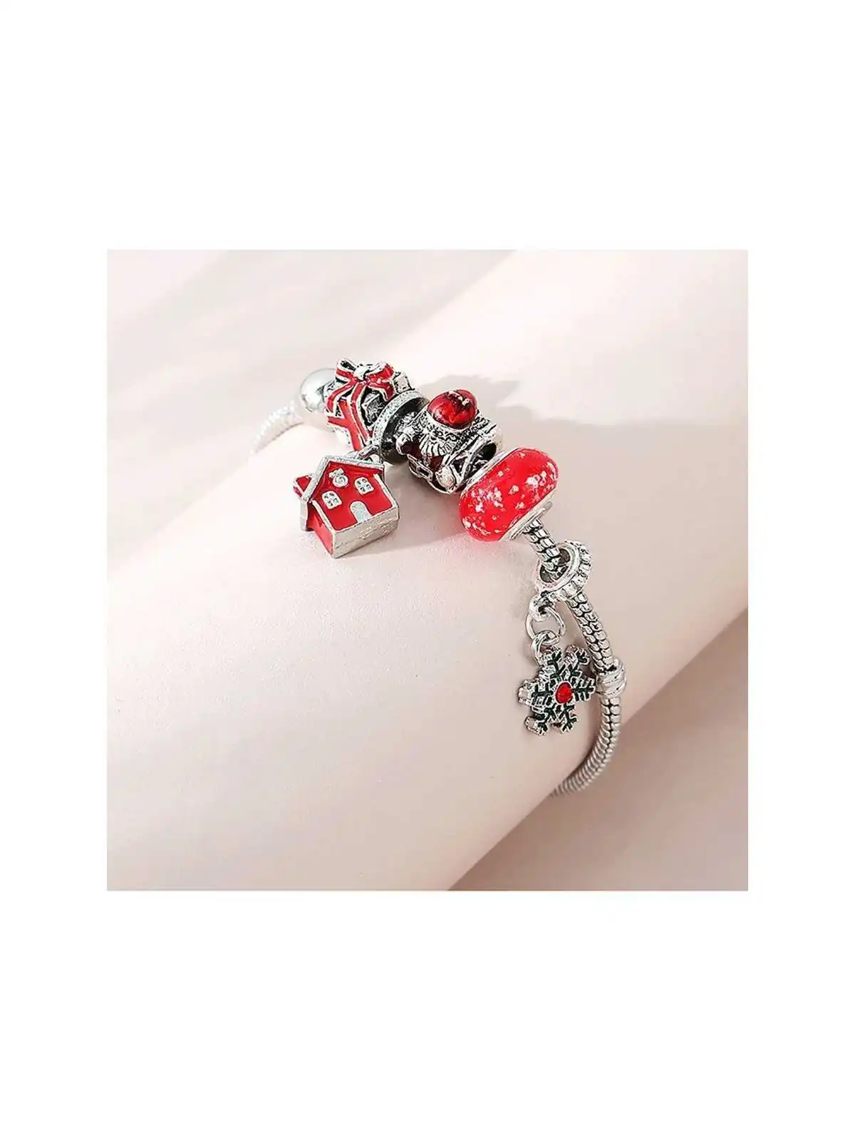 pulsera de la navidad con charms