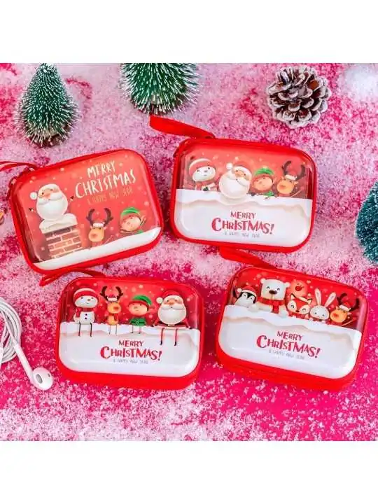 bolsitos rojos de la navidad