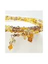 brazalete cristal austriaco amarillo