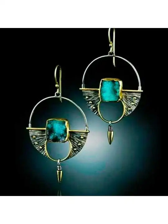 preciosos pendientes egipcios
