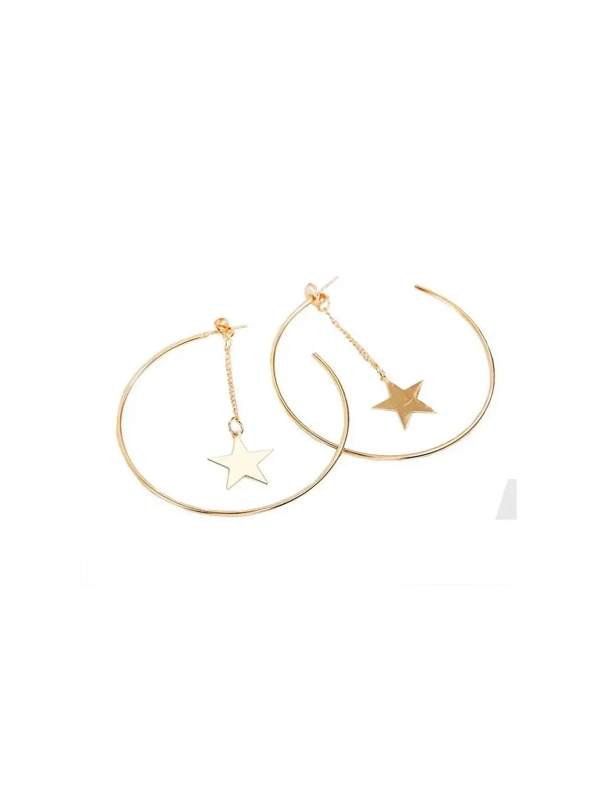 Pendientes Aro y Estrella XL