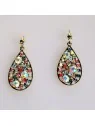 Pendientes de fiesta multicolores