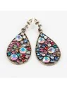 Pendientes de fiesta fantasía de color