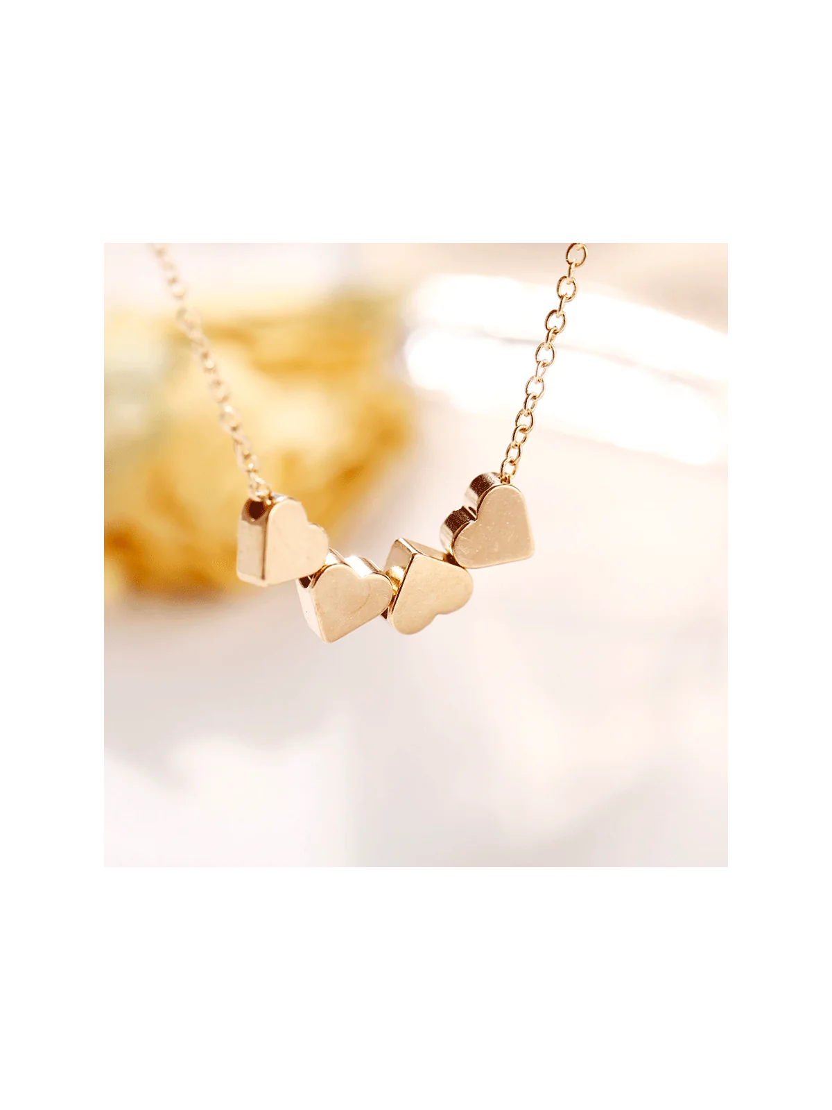 Pulsera cuatro corazones