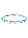 tobillera chaquiras azules