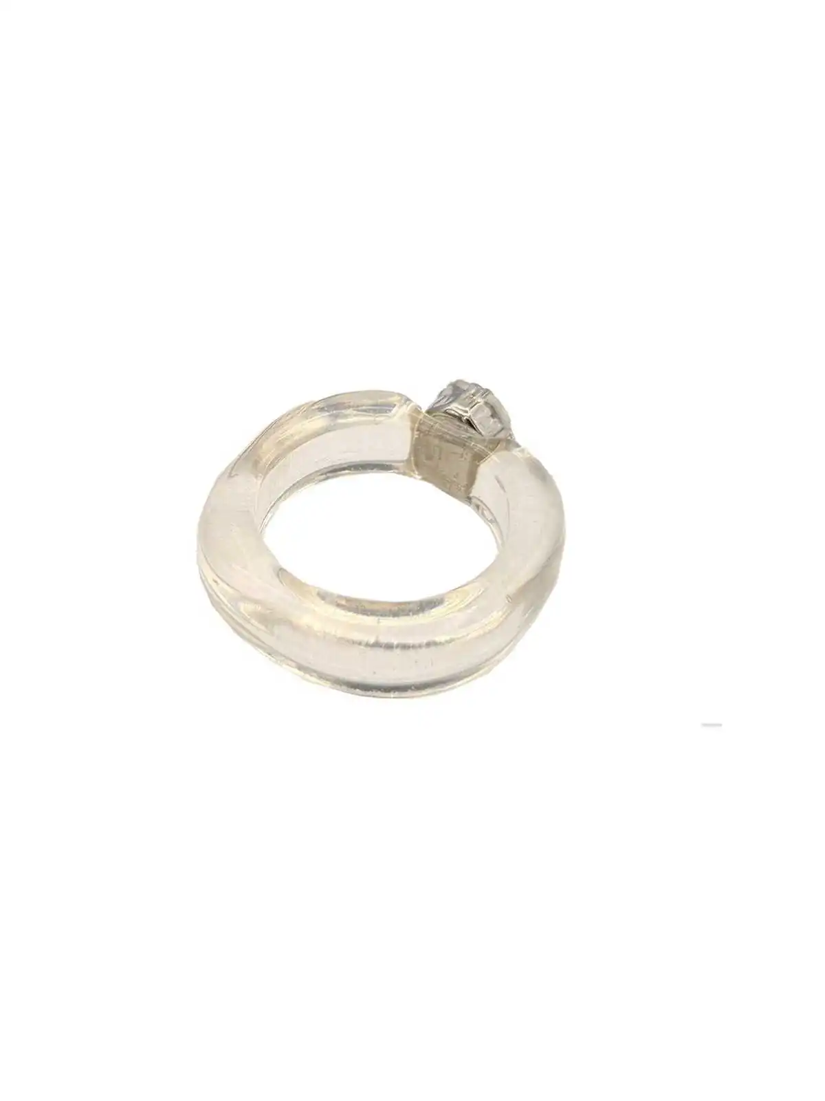 original anillo resina transparente