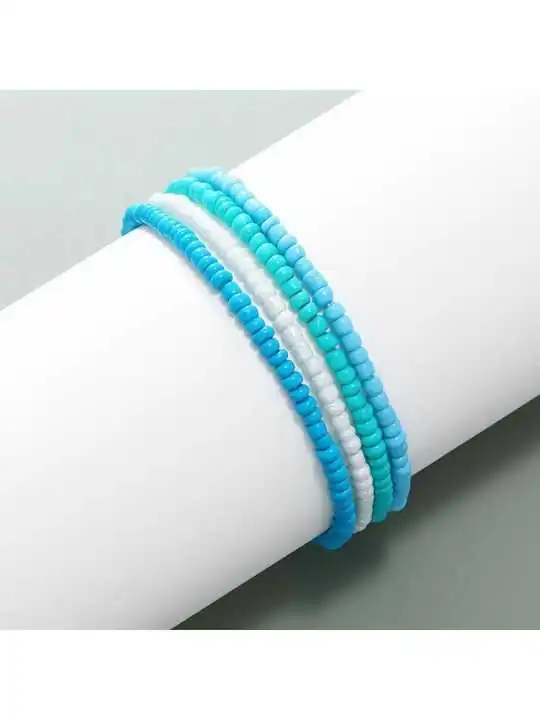 chaquiras azules