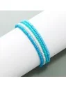 chaquiras azules