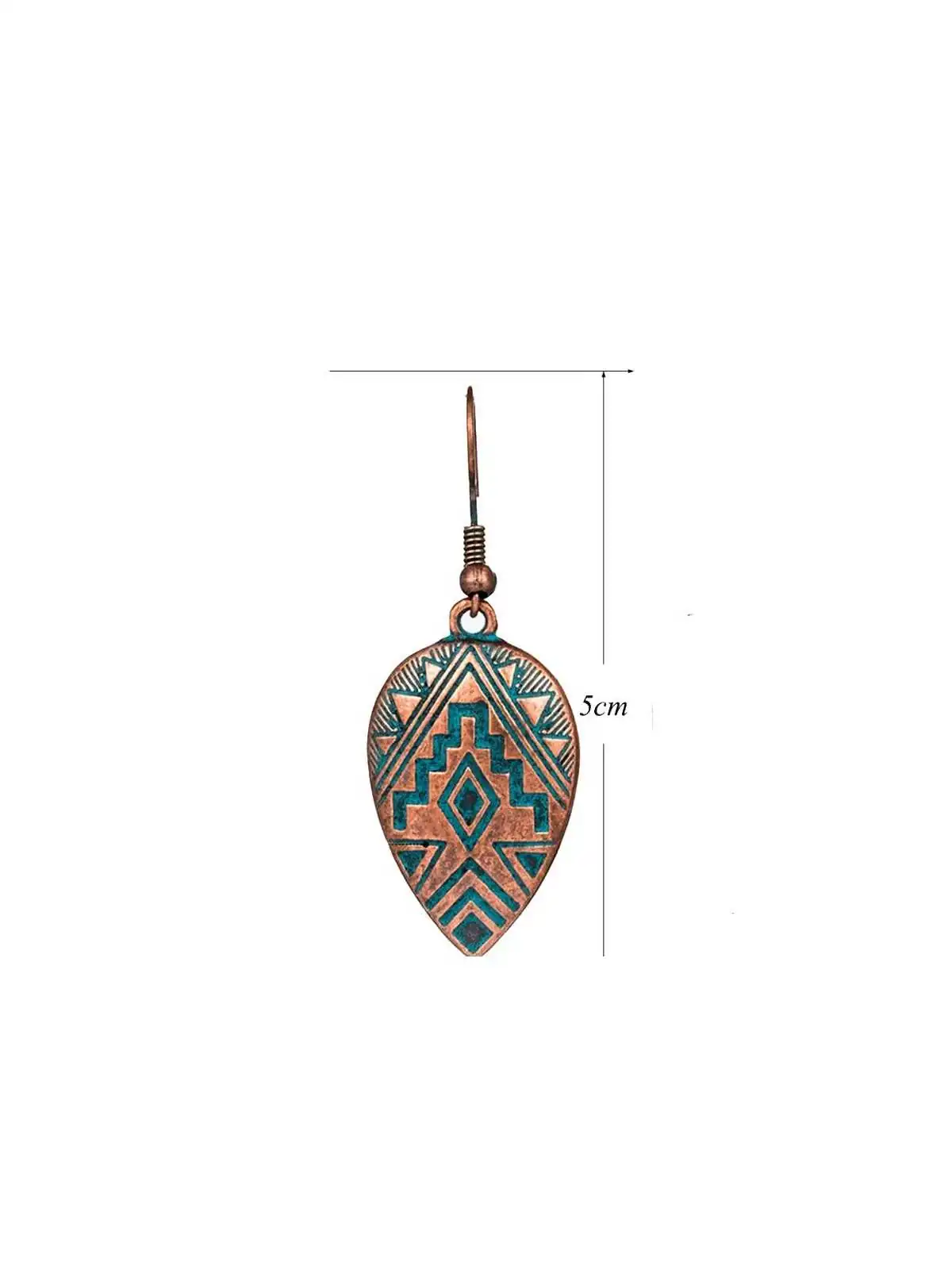 pendintes estilo étnico decobre