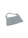 cartera de fiesta diseño plateado