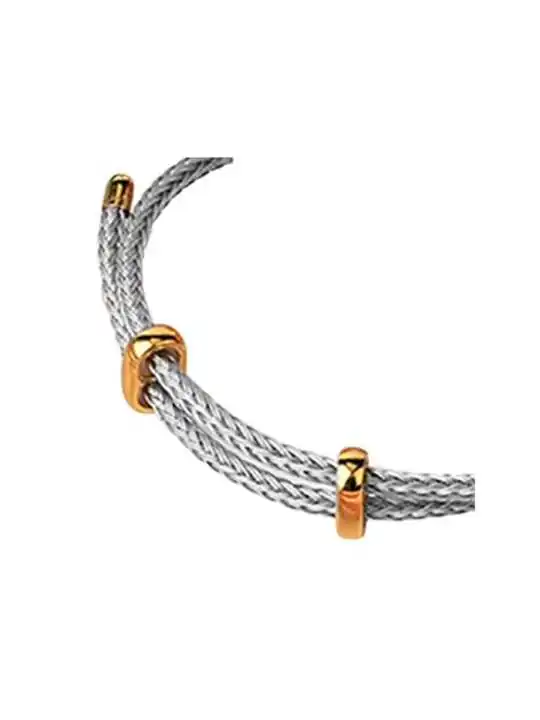 pulsera gris en acero