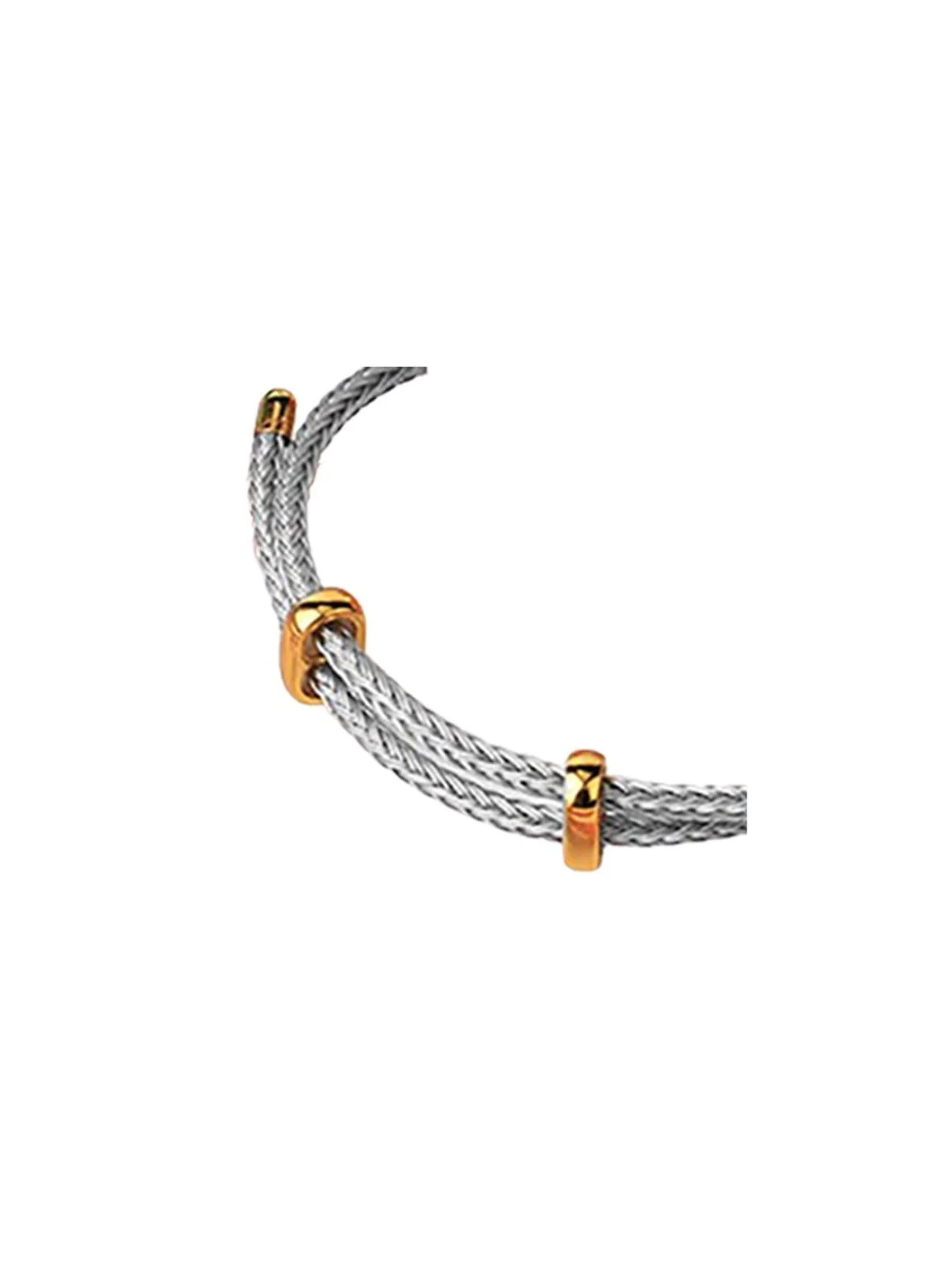 pulsera gris en acero