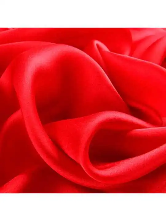 pañuelo extralargo sedoso rojo