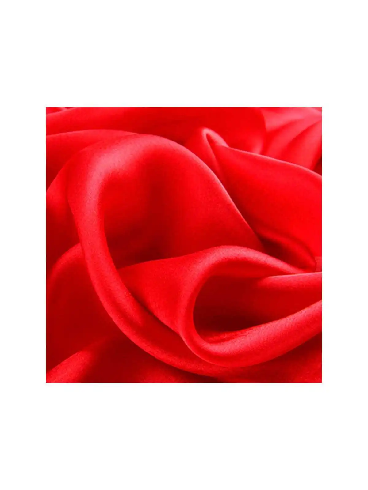 pañuelo extralargo sedoso rojo
