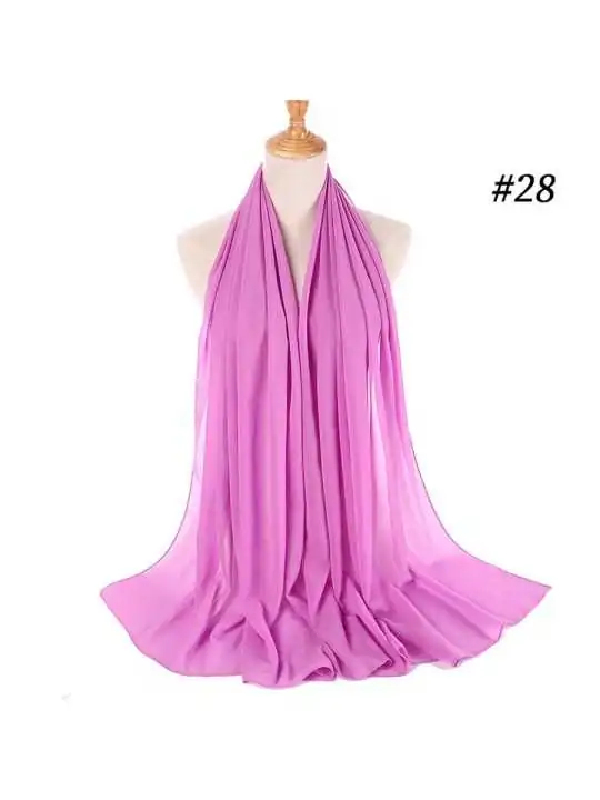pañuelo largo de algodon hippie fucsia