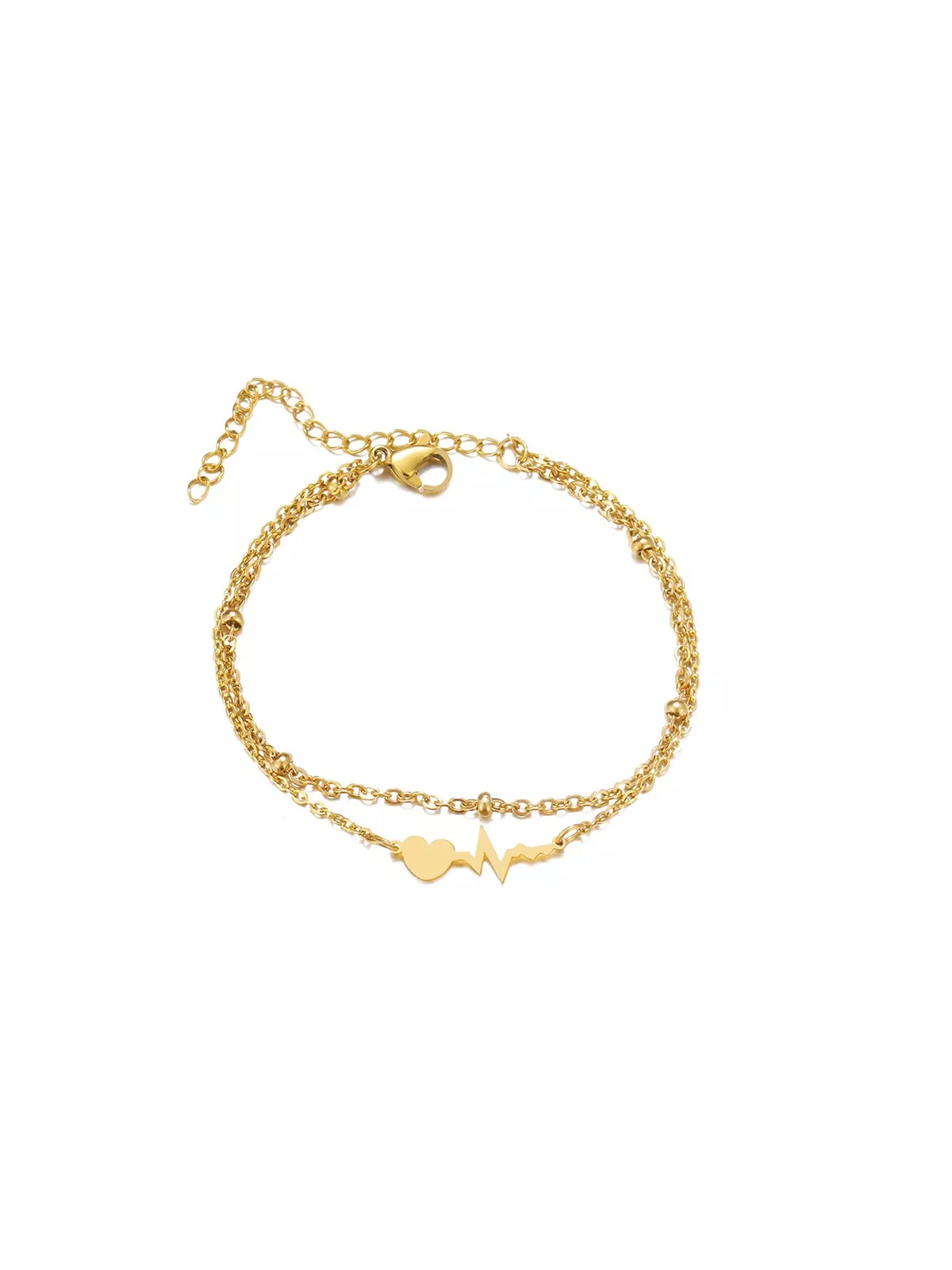 Pulsera con cardiograma y corazon