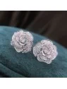 Pendientes camelia estilo coco chanel
