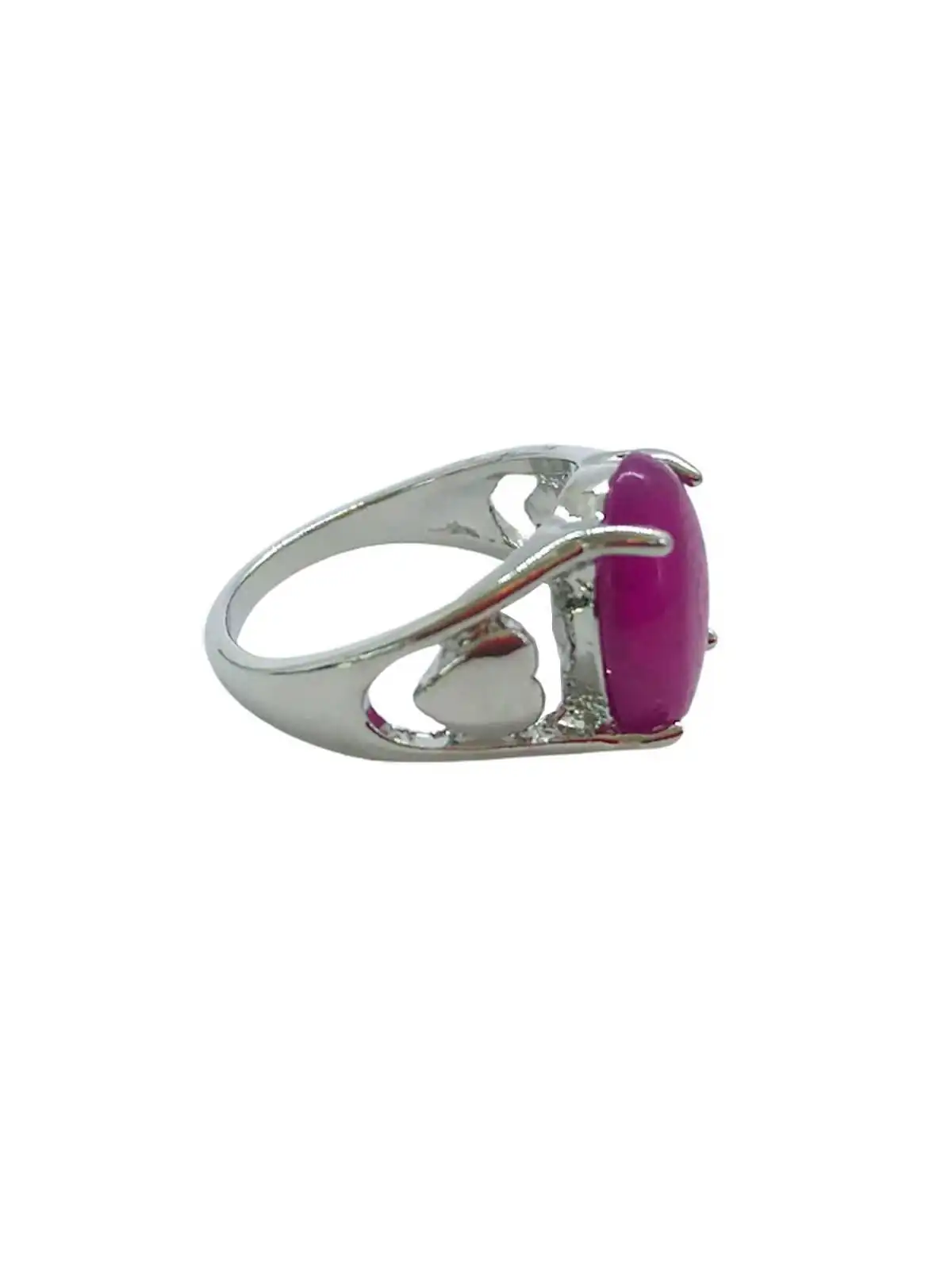anillo sello jade montado con corazon