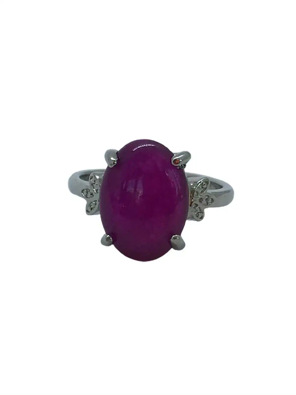anillo sello violeta de jade