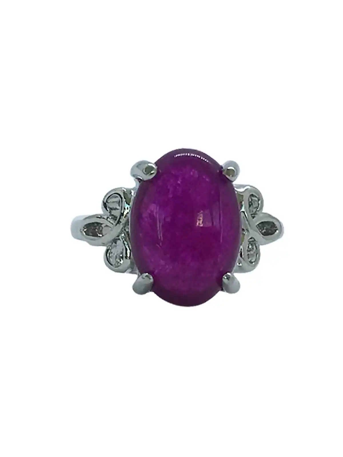anillo original de jade violeta