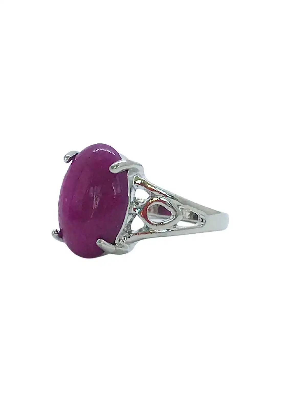 anillo de jade violeta