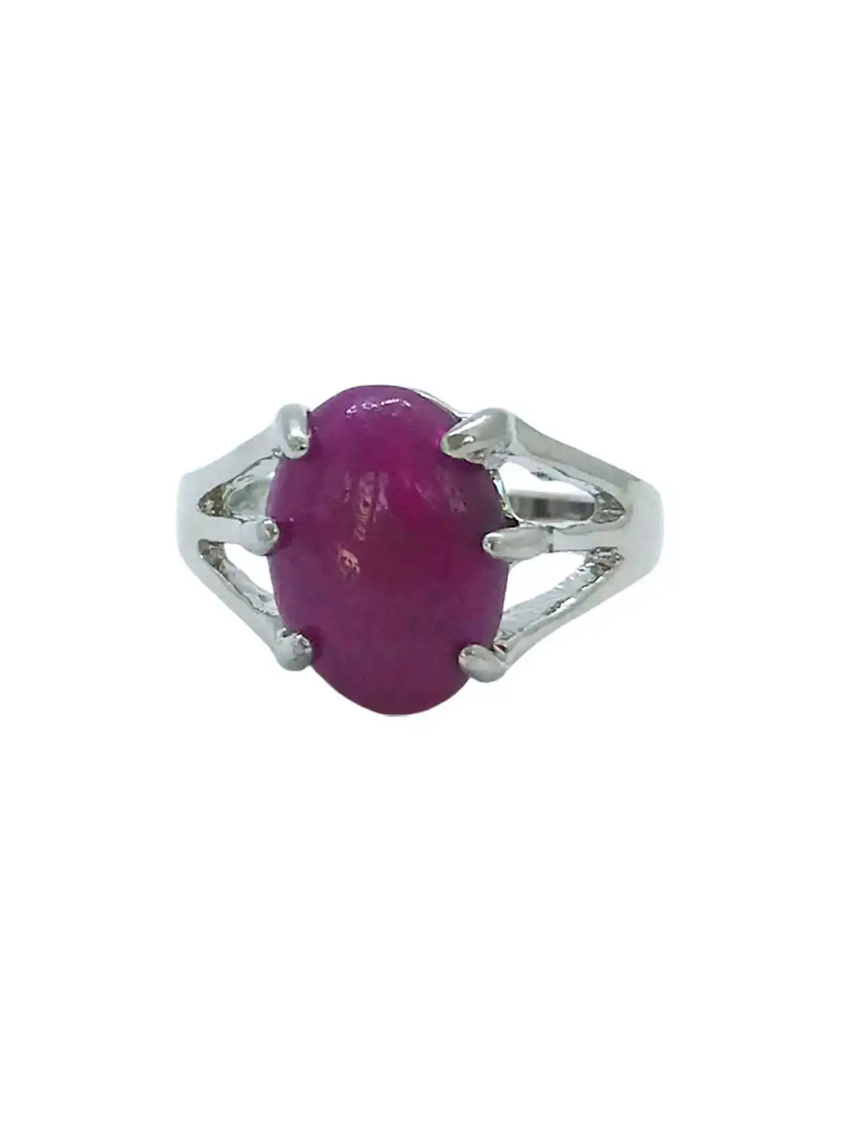 anillo con jade violeta