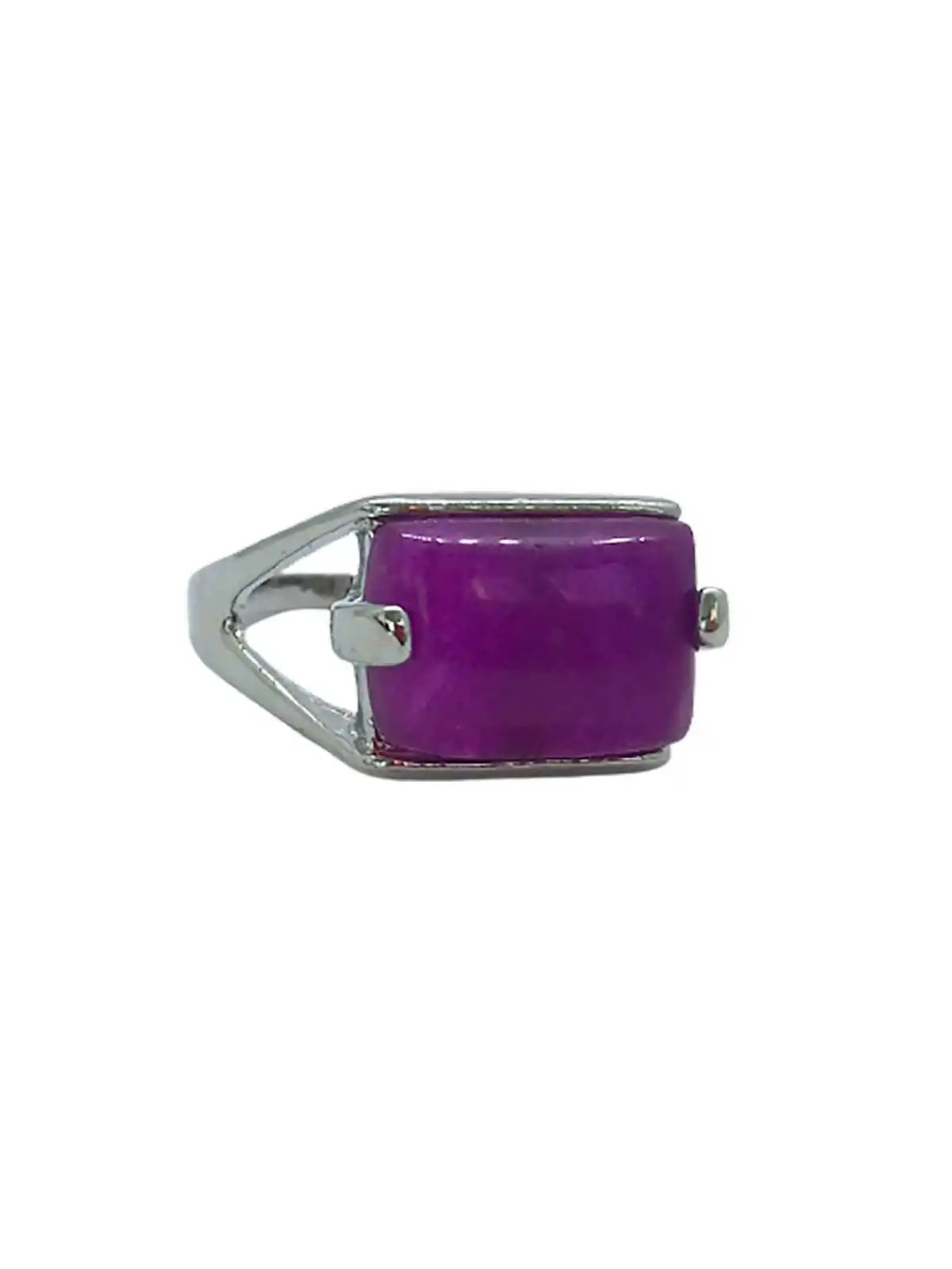 anillo violeta de jade