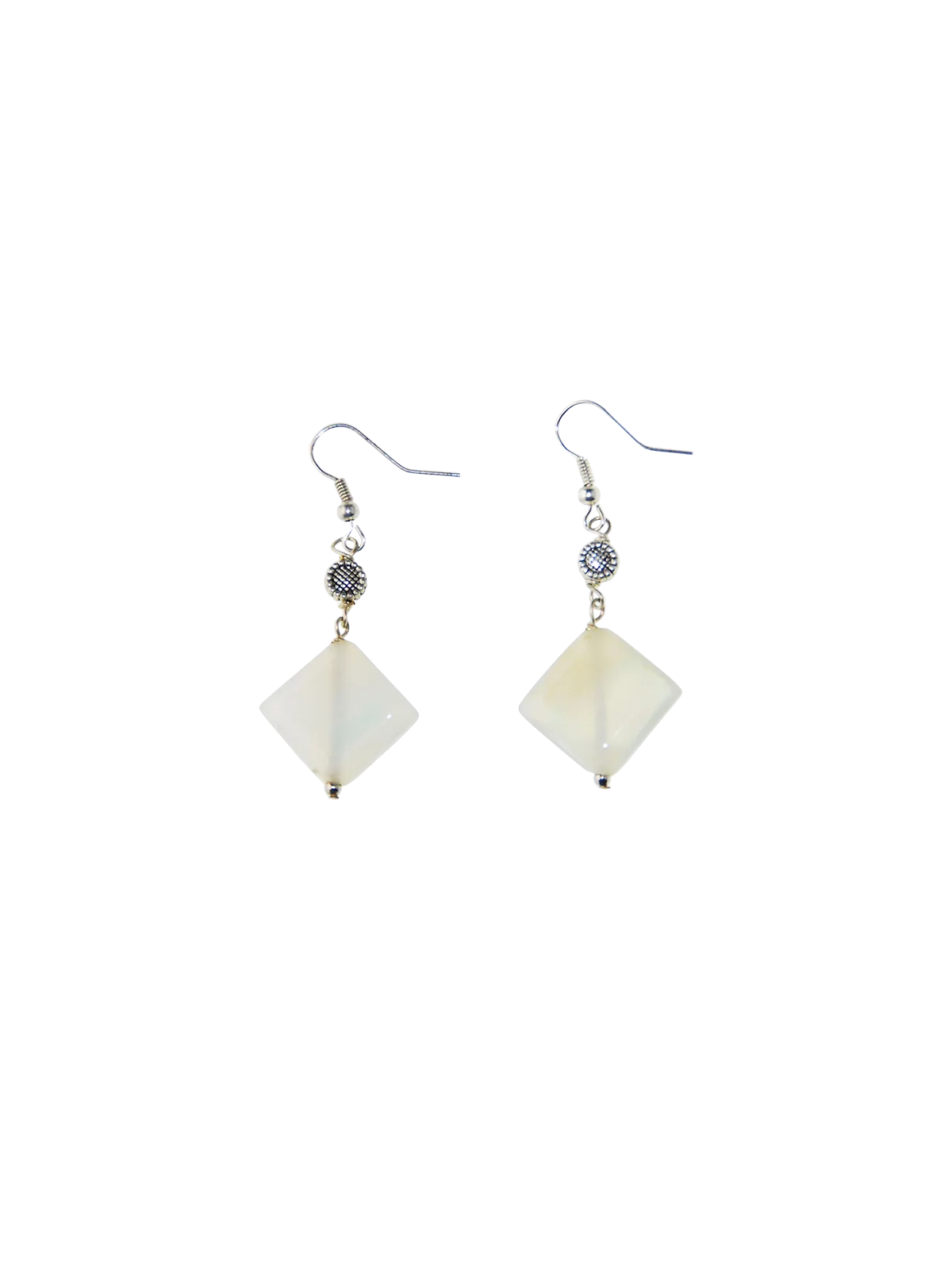 pendientes de agata rombo