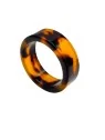 anillo resina de carey