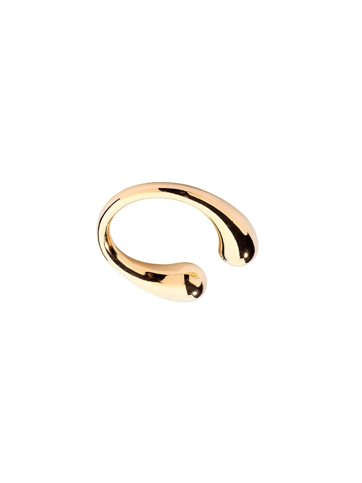 anillo dorado gota abierta