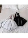 bolso de lona negro mascarilla