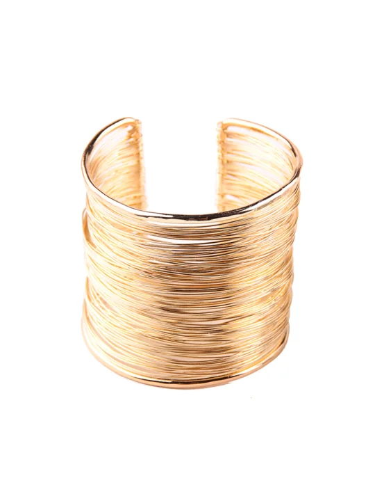 brazalete dorado cuff diseño