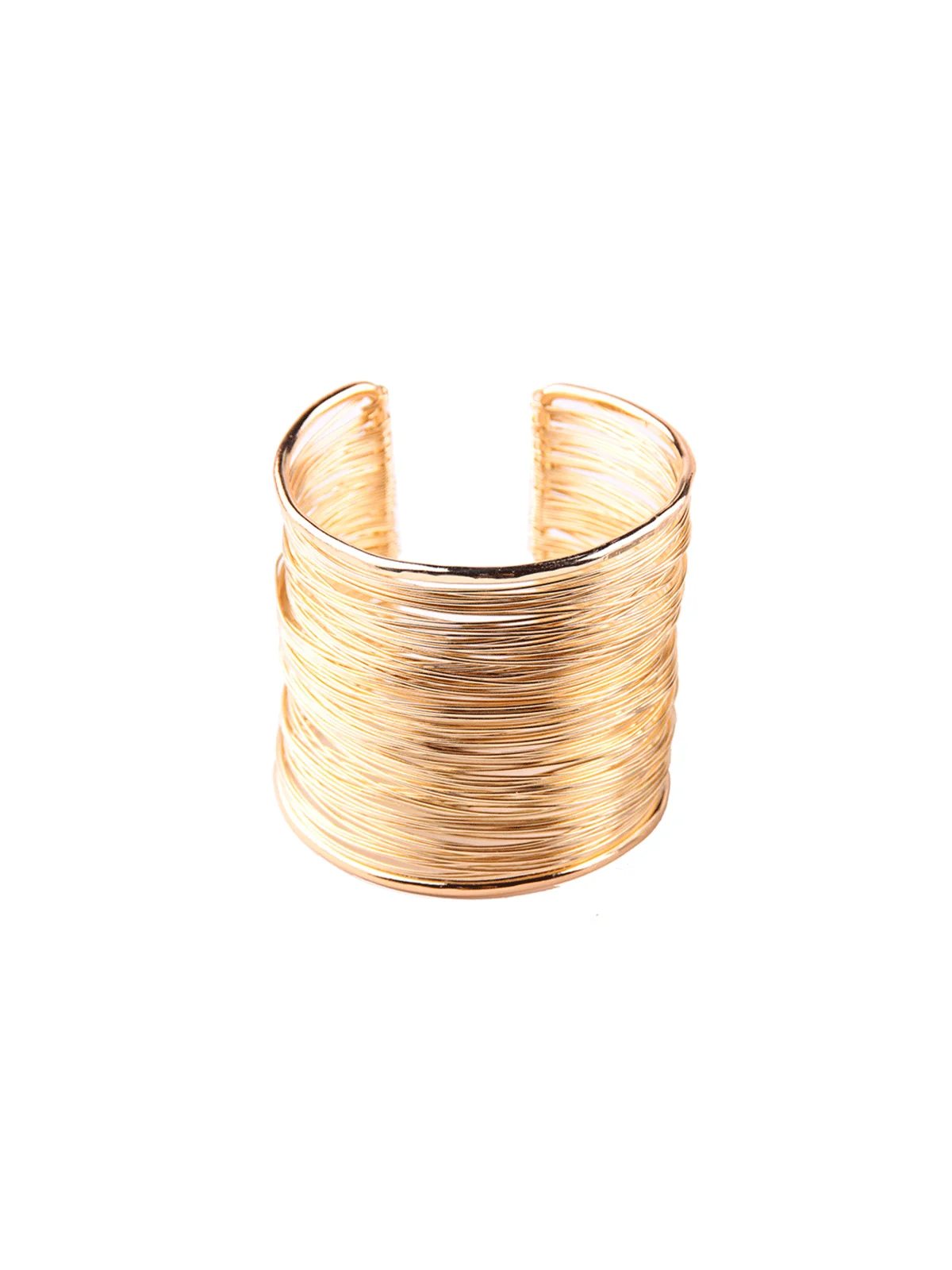 brazalete dorado cuff diseño