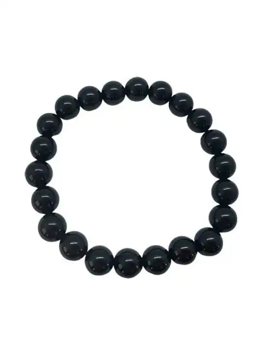 brazalete de agatas negras