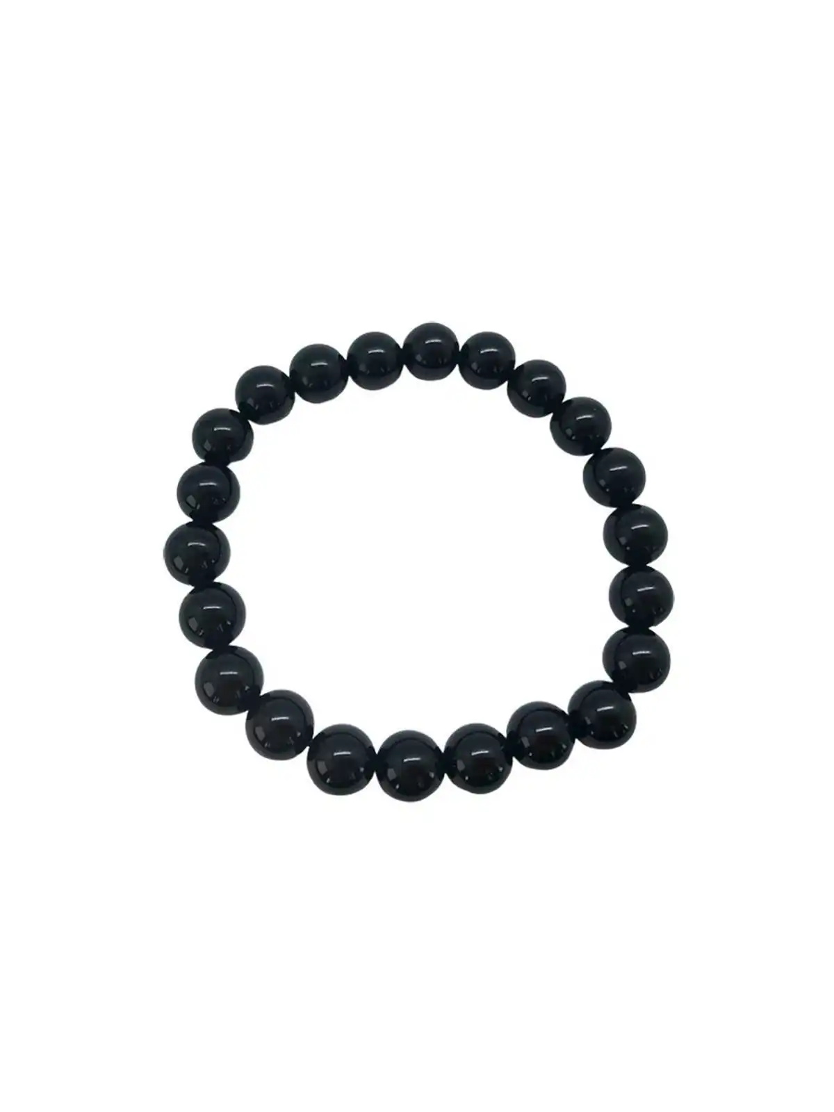 brazalete de agatas negras