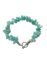 brazalete de aguamarinas verdes