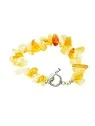 brazalete de citrinos naturales