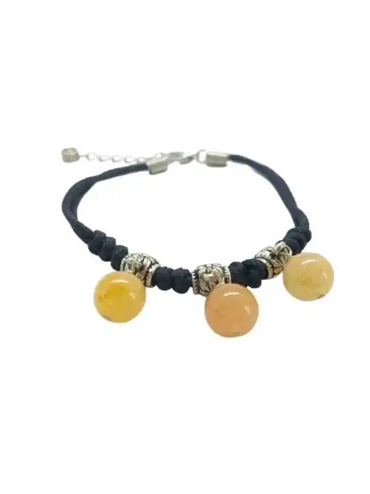 brazalete de flores de jade natural 