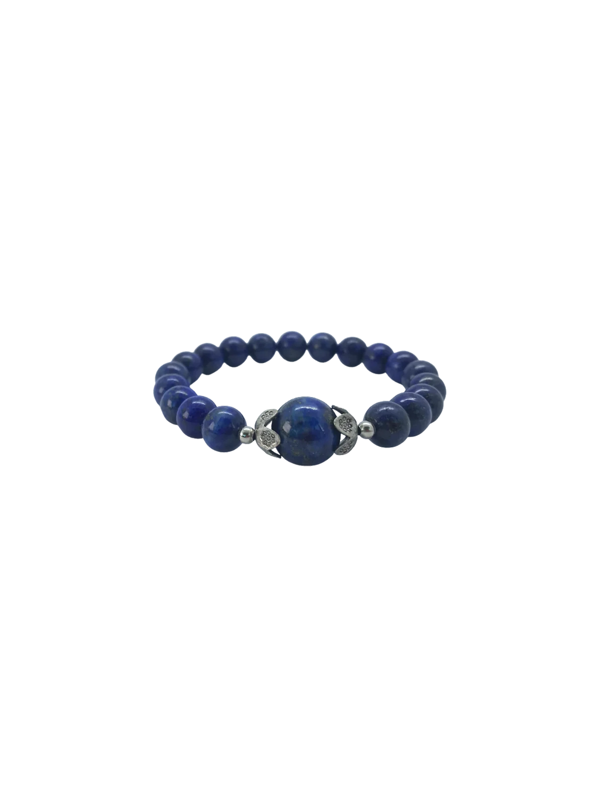 Precioso brazalete de lapislazuli natural 
