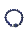 brazalete extensible de lapislázuli