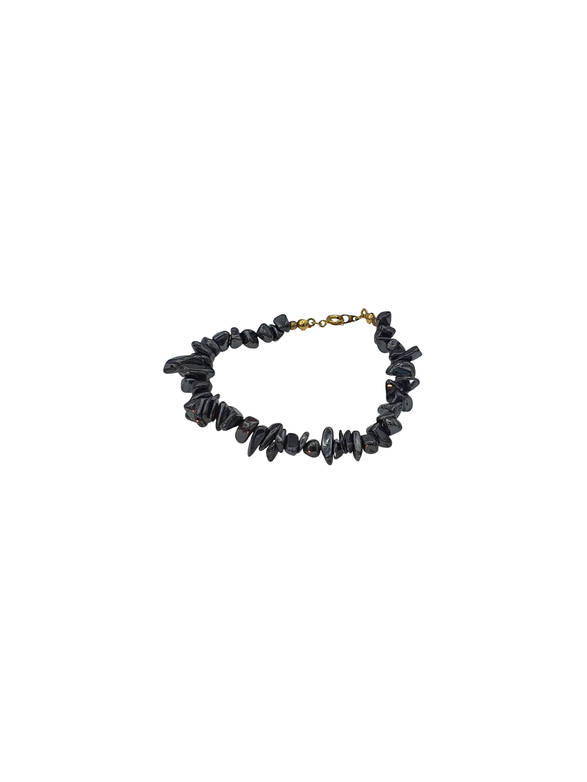 pulsera doble con piritas naturales 